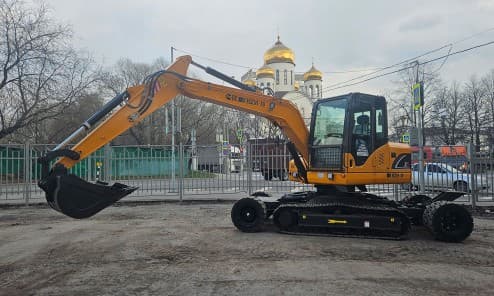 Мини-экскаватор колесно-гусеничный HZM X9